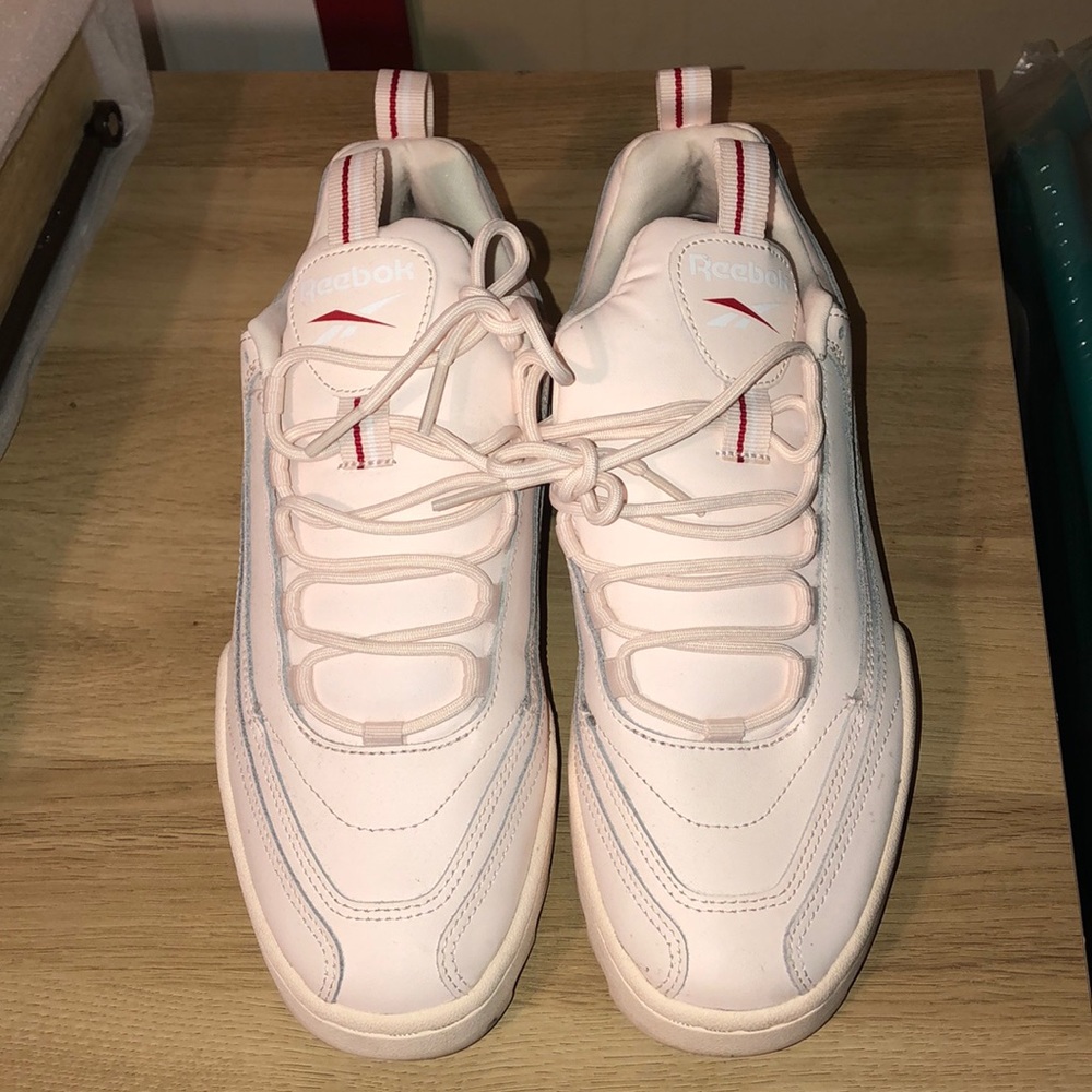 Pink and red Reebok